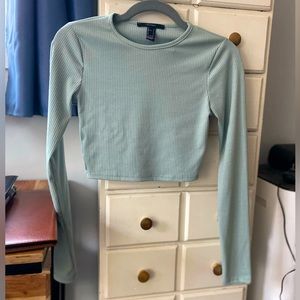 Forever 21 fitted LS crop